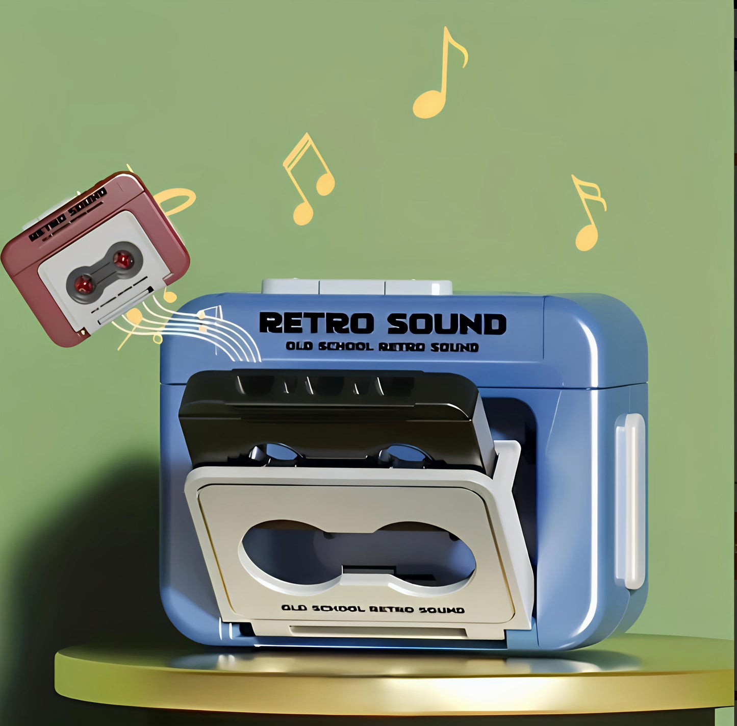 Retro Sound Mini Keychain